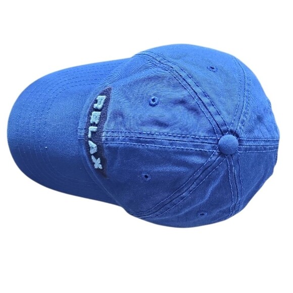 Tommy Bahama Tip Your Hat Margarita Cotton Hat Embroidered Logo Relaxed Fit Blue - Picture 9 of 15